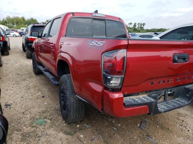 3TYAX5GN2NT057646 - 2022 TOYOTA TACOMA DOUBLE CAB 红色 照片 2