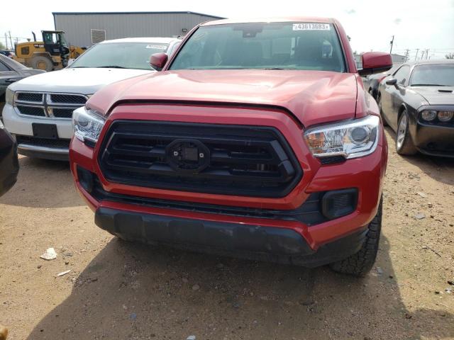 3TYAX5GN2NT057646 - 2022 TOYOTA TACOMA DOUBLE CAB RED photo 5