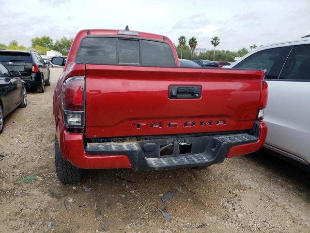 3TYAX5GN2NT057646 - 2022 TOYOTA TACOMA DOUBLE CAB RED photo 6