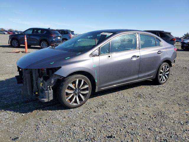 19XFB2F92EE249338 - 2014 HONDA CIVIC EXL CHARCOAL photo 1