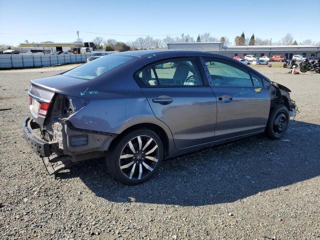 19XFB2F92EE249338 - 2014 HONDA CIVIC EXL CHARCOAL photo 3