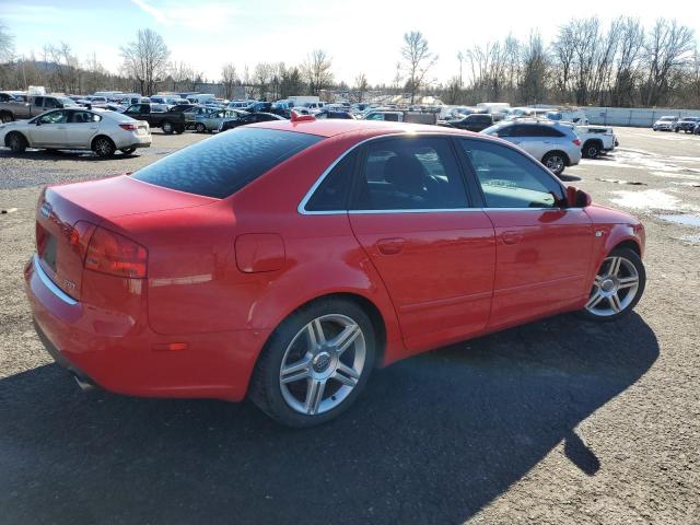 WAUAF68E75A414977 - 2005 AUDI A4 2.0T RED photo 3