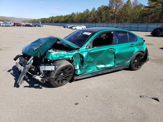 WBS33AY04MFL25664 - 2021 BMW M3 COMPETITION მწვანე ფოტო 1
