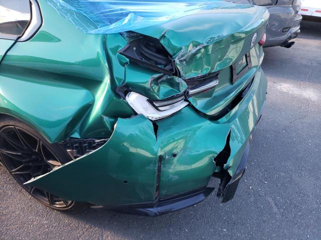 WBS33AY04MFL25664 - 2021 BMW M3 COMPETITION მწვანე ფოტო 12