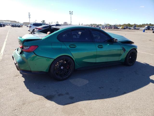 WBS33AY04MFL25664 - 2021 BMW M3 COMPETITION მწვანე ფოტო 3