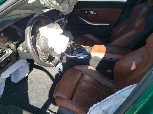 WBS33AY04MFL25664 - 2021 BMW M3 COMPETITION მწვანე ფოტო 7