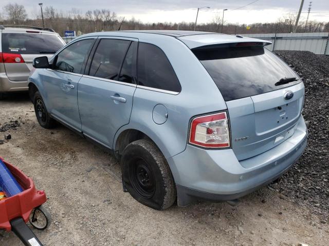 2FMDK39C98BB27619 - 2008 FORD EDGE LIMITED BLUE photo 2