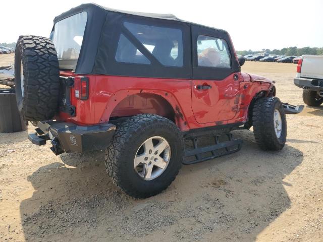 1C4GJWAG2EL190030 - 2014 JEEP WRANGLER SPORT RED photo 3