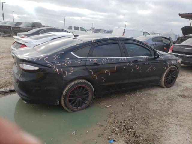 1FA6P0H71F5122293 - 2015 FORD FUSION SE BLACK photo 3