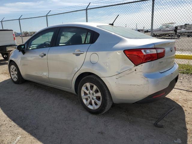 KNADM4A35D6185961 - 2013 KIA RIO LX SILVER photo 2