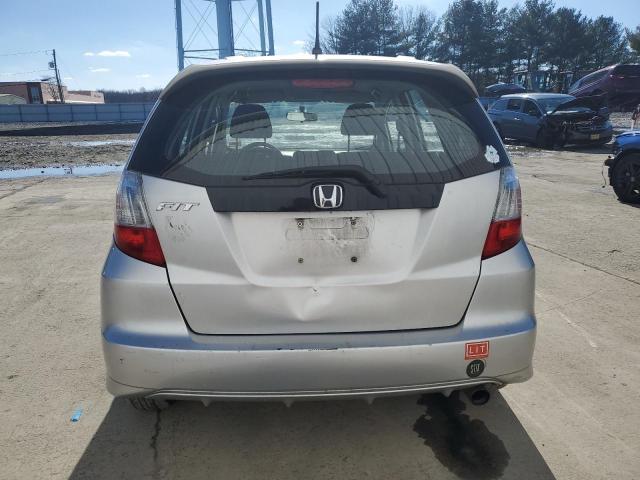 JHMGE8H54BC014062 - 2011 HONDA FIT SPORT SILVER photo 6