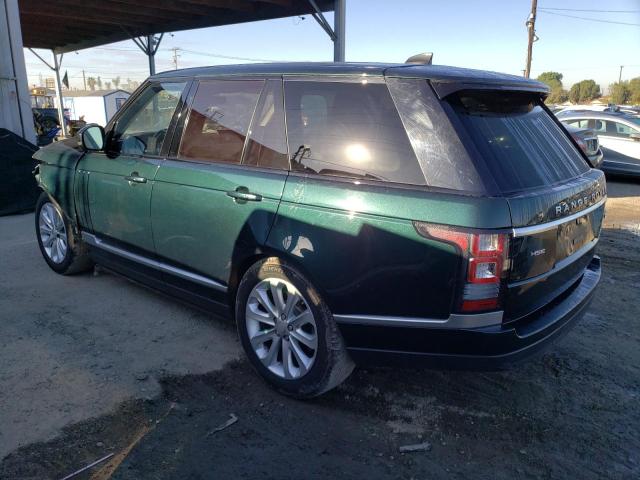 SALGS2FV8HA355892 - 2017 LAND ROVER RANGE ROVE HSE GREEN photo 2