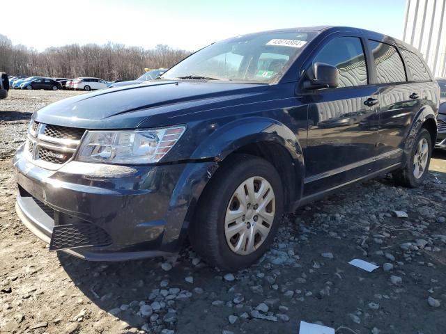 3C4PDCAB8DT722894 - 2013 DODGE JOURNEY SE BLUE photo 1