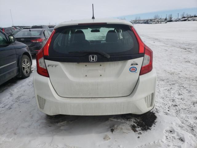 3HGGK5H59FM107173 - 2015 HONDA FIT LX WHITE photo 6