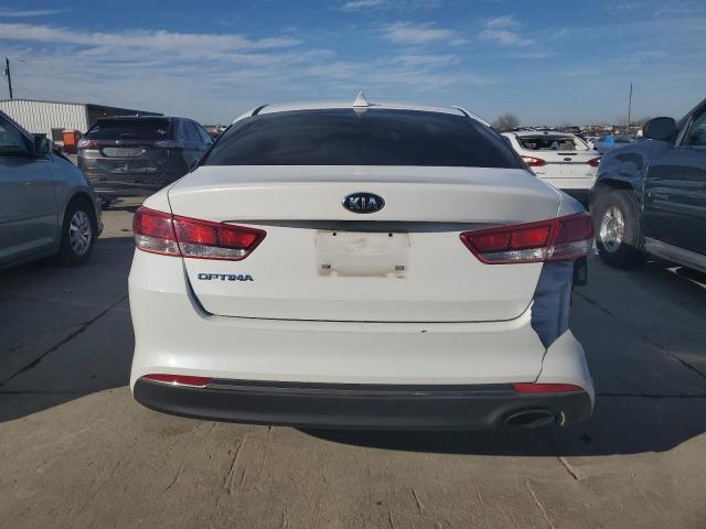 5XXGT4L34HG147967 - 2017 KIA OPTIMA LX WHITE photo 6