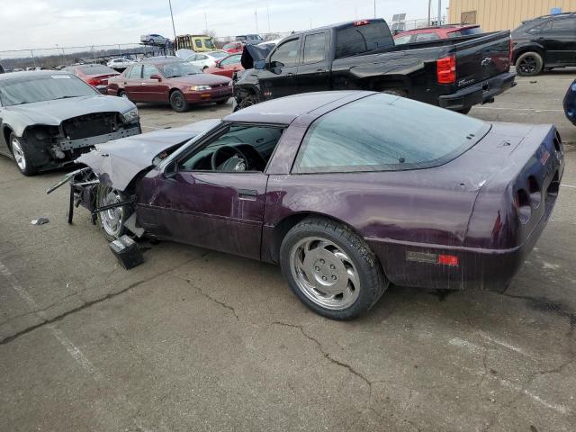 1G1YY23P3P5102916 - 1993 CHEVROLET CORVETTE PURPLE photo 2