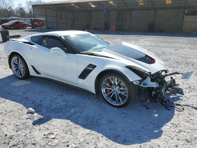 1G1YS2D60H5601343 - 2017 CHEVROLET CORVETTE Z06 2LZ WHITE photo 4