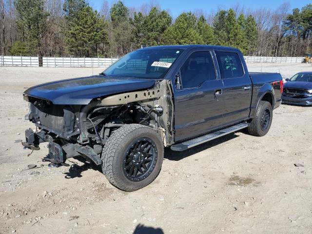 1FTEW1E59JFD23816 - 2018 FORD F150 SUPERCREW GRAY photo 1