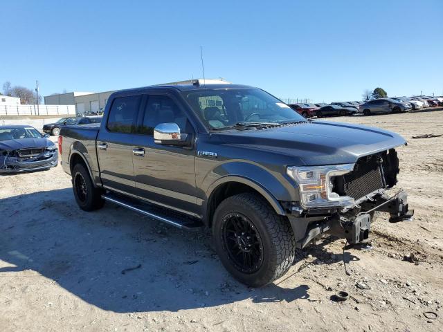 1FTEW1E59JFD23816 - 2018 FORD F150 SUPERCREW GRAY photo 4