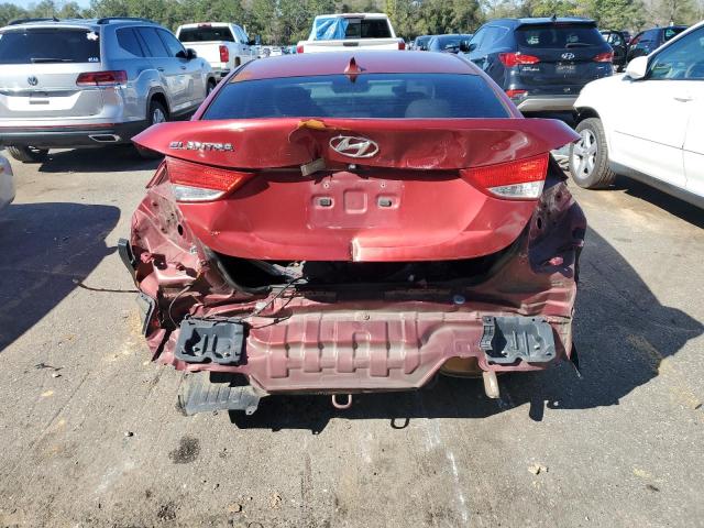 5NPDH4AE5DH213577 - 2013 HYUNDAI ELANTRA GLS RED photo 6