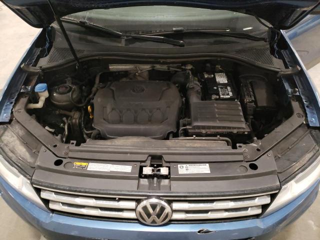 3VV2B7AX7KM010789 - 2019 VOLKSWAGEN TIGUAN SE BLUE photo 11