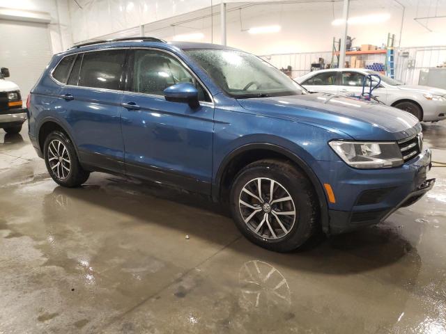 3VV2B7AX7KM010789 - 2019 VOLKSWAGEN TIGUAN SE BLUE photo 4