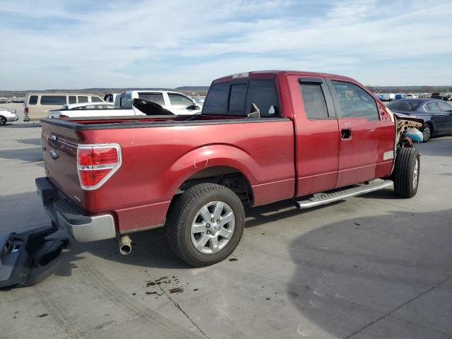 1FTFX1CF1DKG45410 - 2013 FORD F150 SUPER CAB RED photo 3