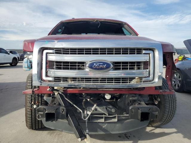 1FTFX1CF1DKG45410 - 2013 FORD F150 SUPER CAB RED photo 5