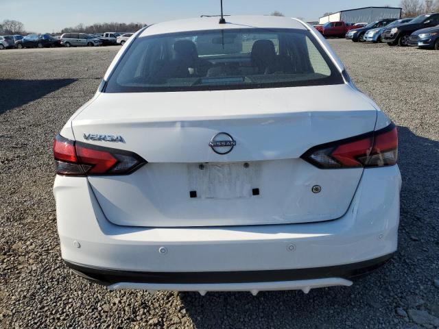 3N1CN8DV7PL818537 - 2023 NISSAN VERSA S WHITE photo 6