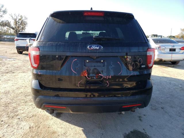 1FM5K8AR2JGA37163 - 2018 FORD EXPLORER POLICE INTERCEPTOR Սև լուսանկար 6