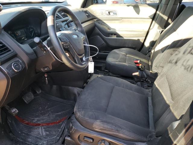 1FM5K8AR2JGA37163 - 2018 FORD EXPLORER POLICE INTERCEPTOR Սև լուսանկար 7
