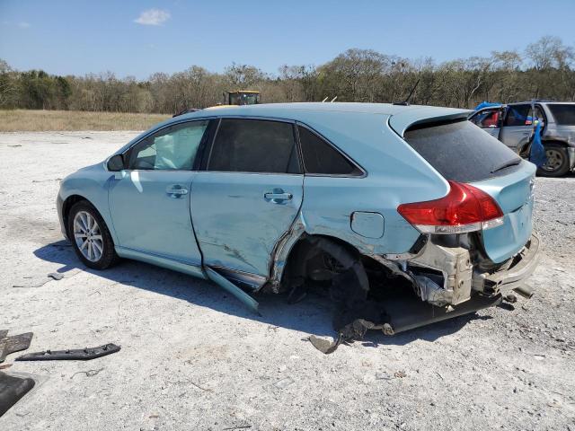 4T3ZA3BB9AU021768 - 2010 TOYOTA VENZA TURQUOISE photo 2