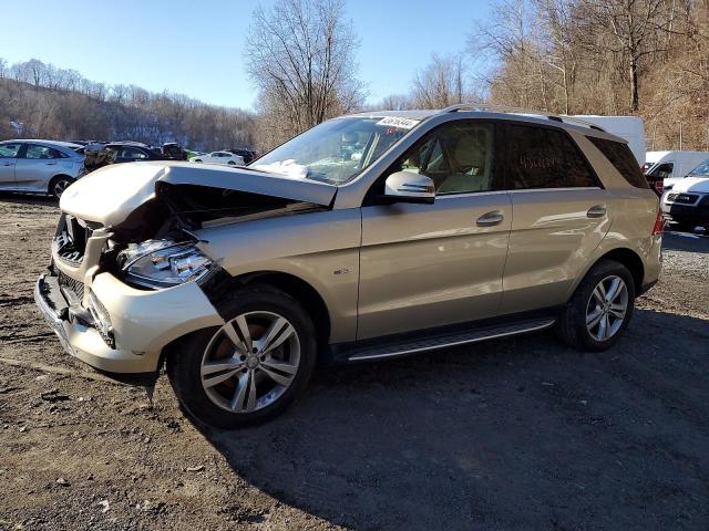 4JGDA2EB3CA030317 - 2012 MERCEDES-BENZ ML 350 BLUETEC CREAM photo 1