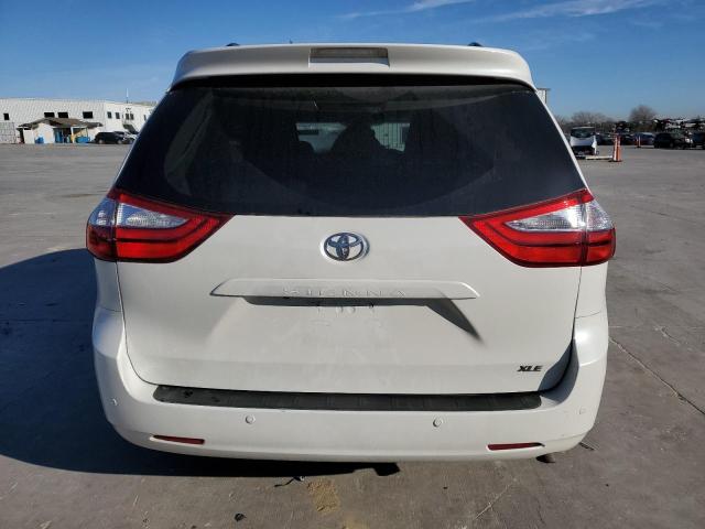 5TDYK3DC6FS669785 - 2015 TOYOTA SIENNA XLE WHITE photo 6