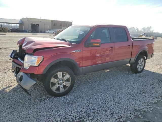 1FTPW14V69FA74980 - 2009 FORD F150 SUPERCREW RED photo 1