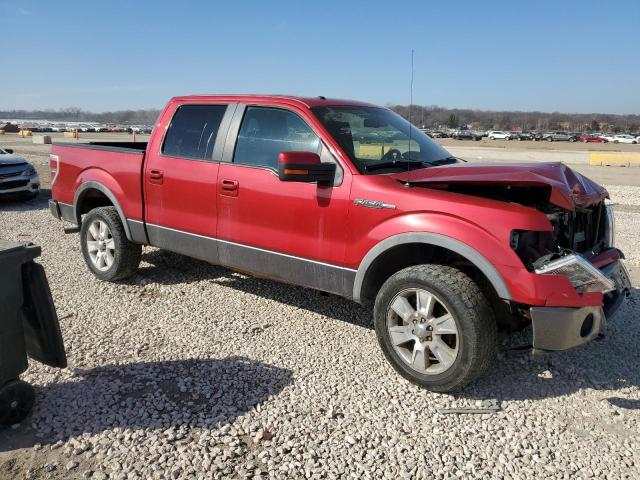 1FTPW14V69FA74980 - 2009 FORD F150 SUPERCREW RED photo 4