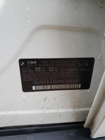 5UXFE43599L264581 - 2009 BMW X5 XDRIVE30I WHITE photo 14