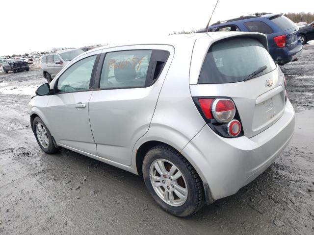1G1JA6EH5C4111815 - 2012 CHEVROLET SONIC LS Gümüş foto 2
