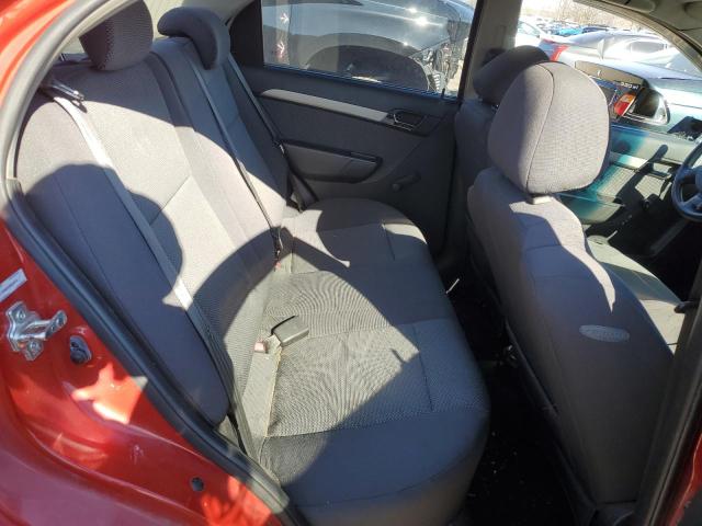 KL1TD56628B052019 - 2008 CHEVROLET AVEO BASE RED photo 10