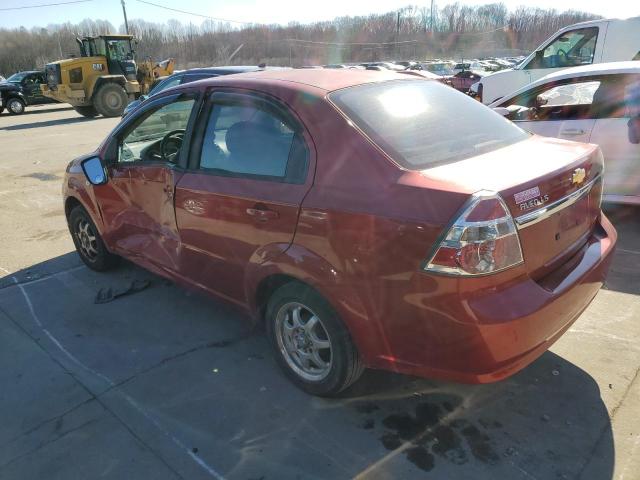 KL1TD56628B052019 - 2008 CHEVROLET AVEO BASE RED photo 2