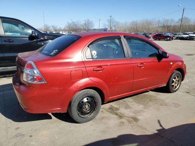 KL1TD56628B052019 - 2008 CHEVROLET AVEO BASE RED photo 3