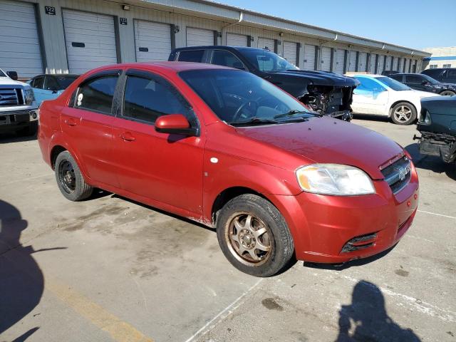 KL1TD56628B052019 - 2008 CHEVROLET AVEO BASE RED photo 4