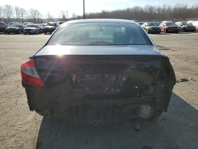 19XFB2E50CE008681 - 2012 HONDA CIVIC LX BLACK photo 6