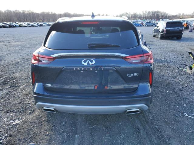 3PCAJ5BB9MF126880 - 2021 INFINITI QX50 LUXE BLUE photo 6