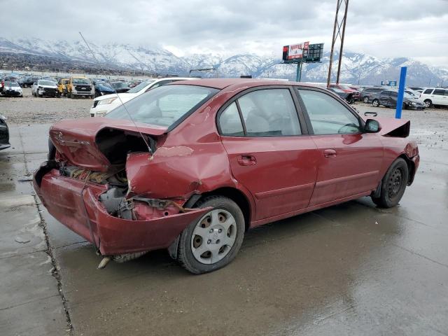 KMHDN45D82U415614 - 2002 HYUNDAI ELANTRA GLS MAROON photo 3