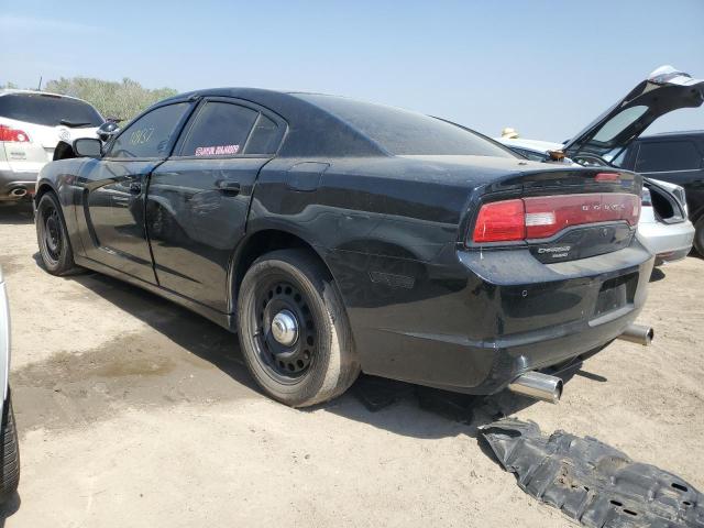 2C3CDXKT9EH330308 - 2014 DODGE CHARGER POLICE BLACK photo 2