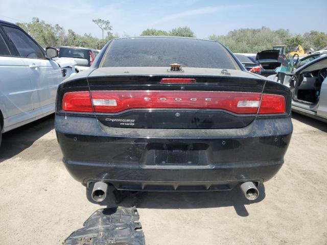 2C3CDXKT9EH330308 - 2014 DODGE CHARGER POLICE BLACK photo 6