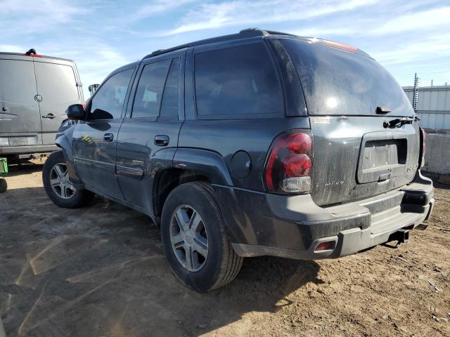 1GNDS13S142176460 - 2004 CHEVROLET TRAILBLAZE LS CHARCOAL photo 2