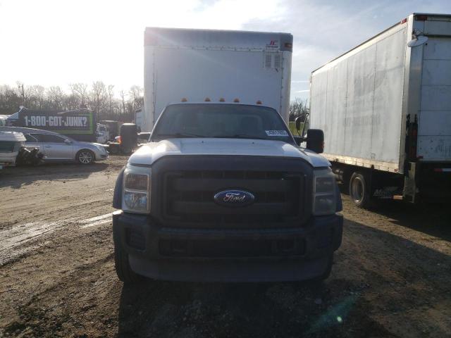 1FDUF4GYXBEB00868 - 2011 FORD F450 SUPER DUTY WHITE photo 5