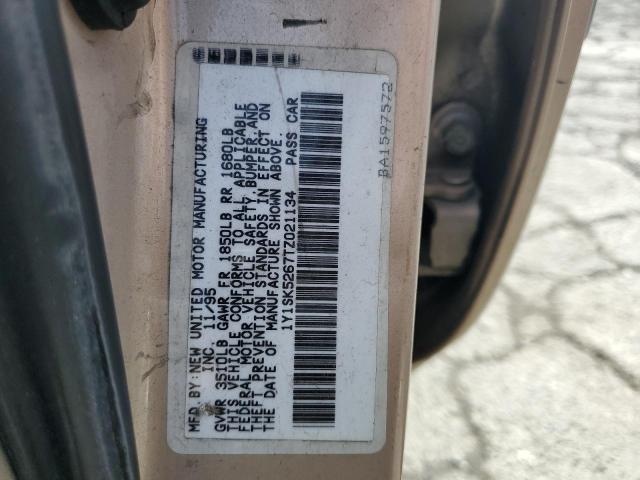 1Y1SK5267TZ021134 - 1996 GEO PRIZM BASE BEIGE photo 12